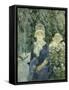Woman in a Garden, 1882-83-Berthe Morisot-Framed Stretched Canvas