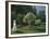 Woman in a Garden-Claude Monet-Framed Giclee Print