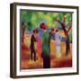 Woman in a Green Jacket, 1913-Auguste Macke-Framed Giclee Print