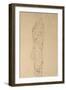 Woman in a Kimono-Gustav Klimt-Framed Giclee Print