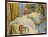 Woman in a Mirror, 1907-Théo van Rysselberghe-Framed Giclee Print