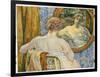 Woman in a Mirror, 1907-Théo van Rysselberghe-Framed Giclee Print