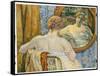 Woman in a Mirror, 1907-Théo van Rysselberghe-Framed Stretched Canvas