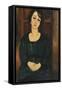 Woman in a Plaid Dress, 1916-Amedeo Modigliani-Framed Stretched Canvas