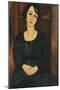 Woman in a Plaid Dress, 1916-Amedeo Modigliani-Mounted Giclee Print