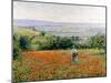 Woman in a Poppy Field-Leon Giran-max-Mounted Giclee Print