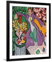 Woman in a Purple Coat, 1937-Henri Matisse-Framed Giclee Print