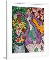 Woman in a Purple Coat, 1937-Henri Matisse-Framed Giclee Print