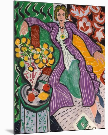 Woman in a Purple Coat, 1937-Henri Matisse-Mounted Giclee Print