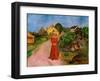 Woman in a Red Dress, 1904-Edvard Munch-Framed Giclee Print