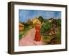 Woman in a Red Dress, 1904-Edvard Munch-Framed Giclee Print