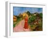 Woman in a Red Dress, 1904-Edvard Munch-Framed Giclee Print