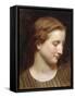 Woman in a Striped Dress-William Adolphe Bouguereau-Framed Stretched Canvas