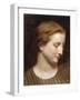 Woman in a Striped Dress-William Adolphe Bouguereau-Framed Giclee Print