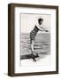 Woman in a swimsuit-French School-Framed Photographic Print