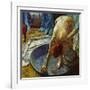 Woman in a Tub, 1886-Edgar Degas-Framed Giclee Print