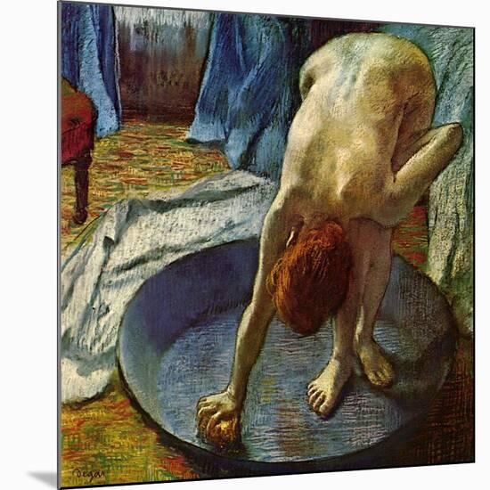 Woman in a Tub, 1886-Edgar Degas-Mounted Giclee Print