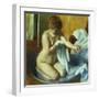 Woman In a Tub, Ca. 1883-Edgar Degas-Framed Giclee Print