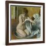 Woman in a Tub-Edgar Degas-Framed Giclee Print