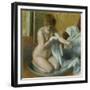 Woman in a Tub-Edgar Degas-Framed Giclee Print