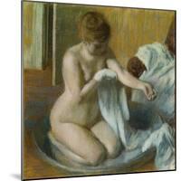Woman in a Tub-Edgar Degas-Mounted Giclee Print