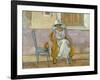 Woman in a White Dress-Henri Lebasque-Framed Giclee Print