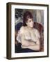 Woman in an Armchair, 1874-Pierre-Auguste Renoir-Framed Giclee Print