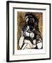 Woman in an Armchair-Pablo Picasso-Framed Art Print