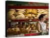 Woman in Bakery, Trogir, Croatia-Russell Young-Stretched Canvas