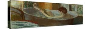 Woman in bath, sponging her leg, Pastel, 1883-84-Edgar Degas-Stretched Canvas