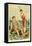 Woman in Bathing Costume Diving from Boat-null-Framed Stretched Canvas