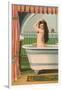 Woman in Bathtub-null-Framed Art Print