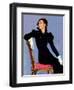 "Woman in Black,"April 14, 1934-Penrhyn Stanlaws-Framed Giclee Print