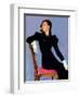 "Woman in Black,"April 14, 1934-Penrhyn Stanlaws-Framed Giclee Print