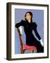 "Woman in Black,"April 14, 1934-Penrhyn Stanlaws-Framed Giclee Print