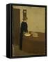 Woman in Black, c.1891-Edouard Vuillard-Framed Stretched Canvas