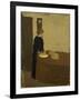 Woman in Black, c.1891-Edouard Vuillard-Framed Giclee Print