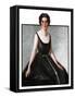 "Woman in Black Gown,"March 29, 1924-Henry Soulen-Framed Stretched Canvas