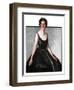 "Woman in Black Gown,"March 29, 1924-Henry Soulen-Framed Giclee Print