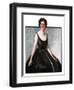 "Woman in Black Gown,"March 29, 1924-Henry Soulen-Framed Giclee Print