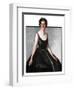 "Woman in Black Gown,"March 29, 1924-Henry Soulen-Framed Giclee Print