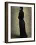 Woman in Black-Georges Seurat-Framed Giclee Print