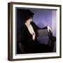 Woman in Black-Bernhard Gutmann-Framed Giclee Print