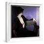 Woman in Black-Bernhard Gutmann-Framed Giclee Print