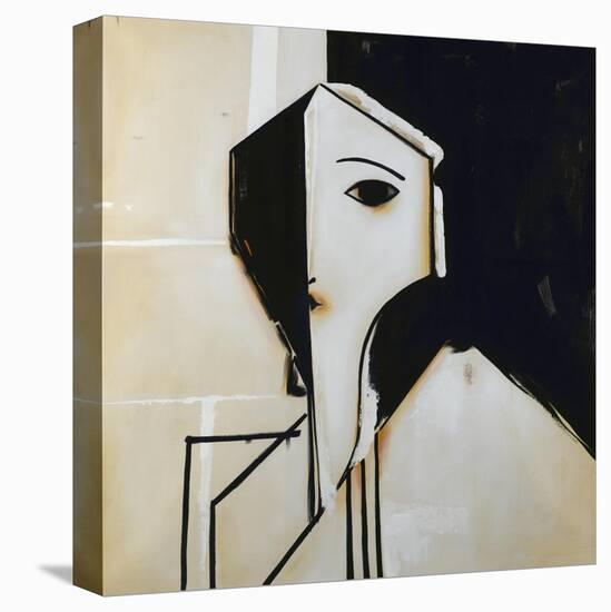 Woman in Black-Sydney Edmunds-Stretched Canvas