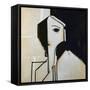 Woman in Black-Sydney Edmunds-Framed Stretched Canvas