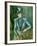 Woman in Blue (Madame Cezanne) 1900-02-Paul Cézanne-Framed Giclee Print