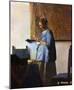 Woman in Blue Reading-Johannes Vermeer-Mounted Giclee Print