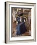 Woman in Blue-Edouard Vuillard-Framed Giclee Print