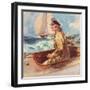 Woman in Boat, 1939, UK-null-Framed Giclee Print